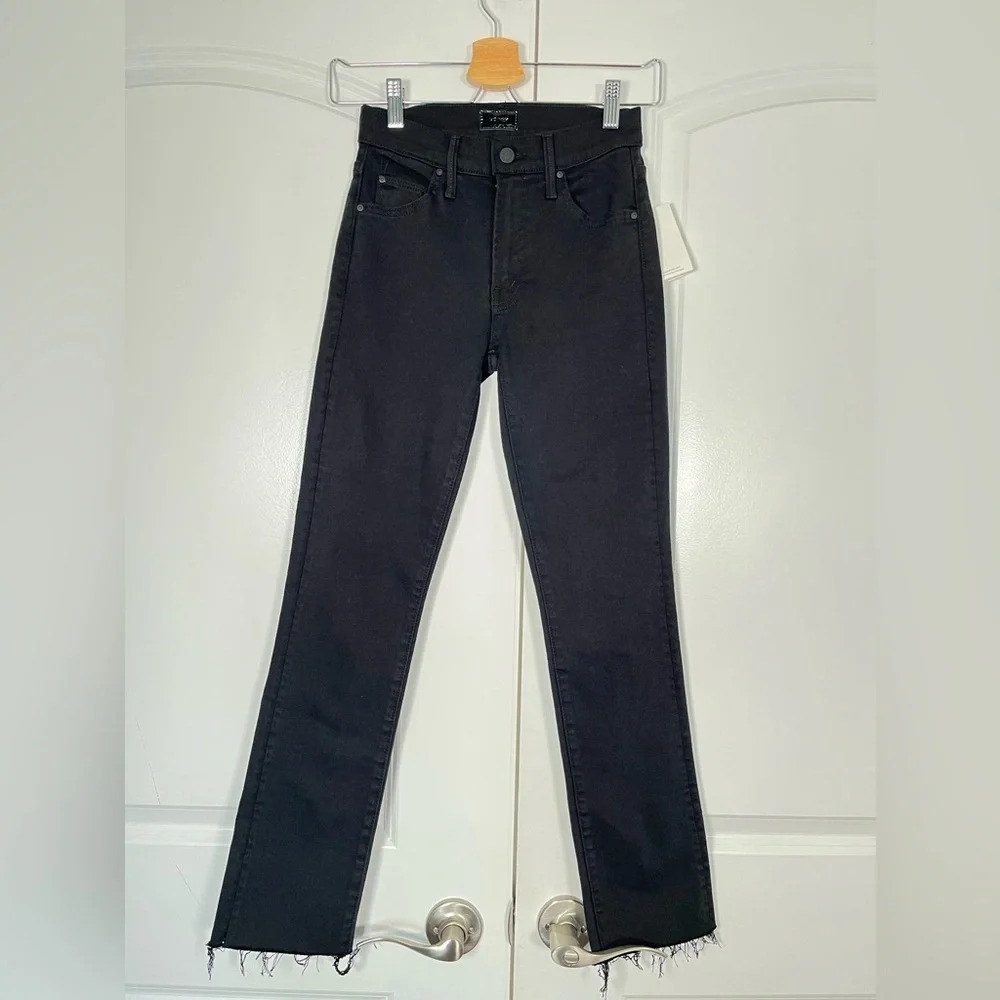 Mother The Rascal Ankle Fray in Pitch size 23 NWT - Picture 5 of 12
